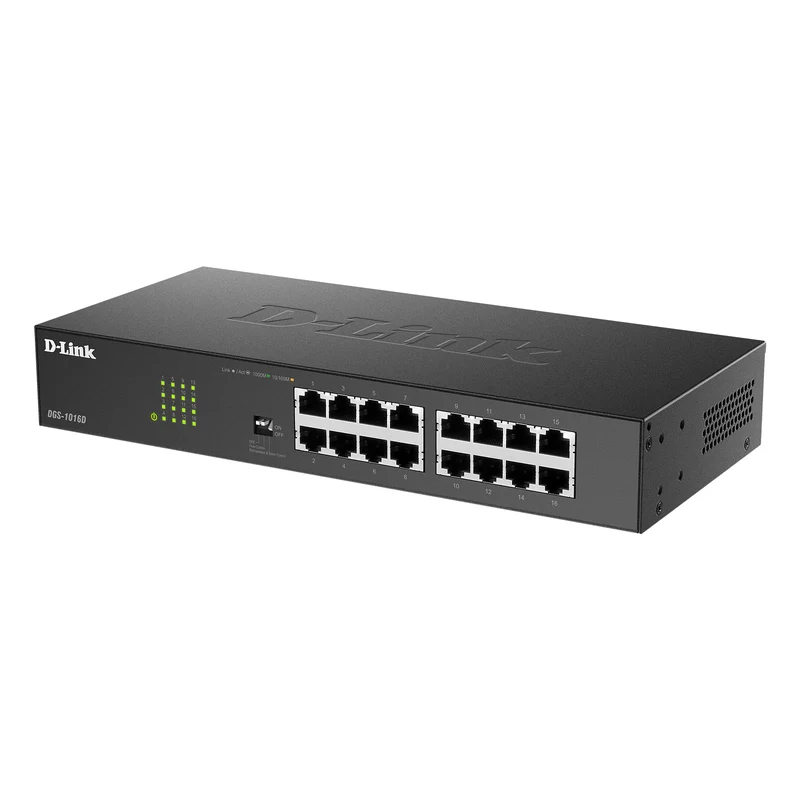 16-Port Gigabit Unmanaged Switch - DGS-1016D