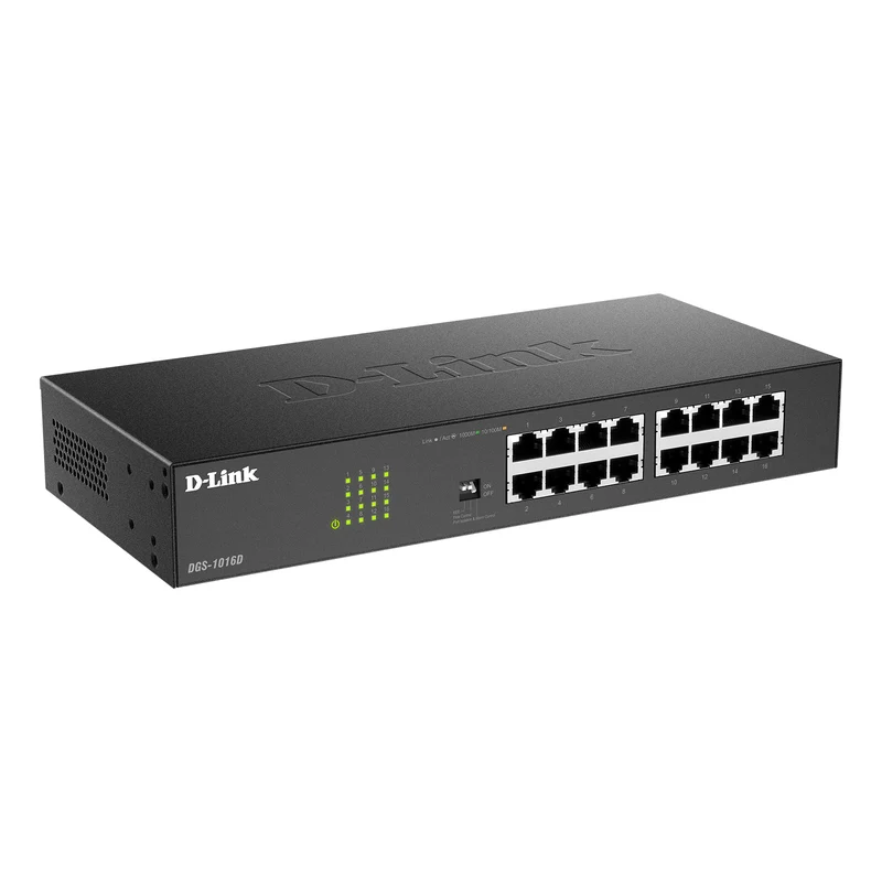 16-Port Gigabit Unmanaged Switch - DGS-1016D