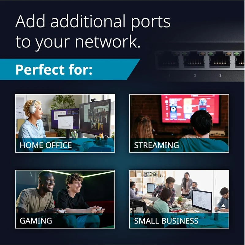 5-Port Desktop Gigabit PoE+ Switch - DGS-1005P