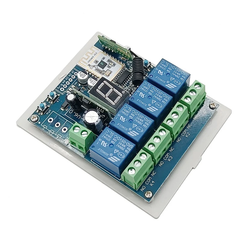Interrupteur Télécommande 4 Canaux WIFI / Bluetooth pour Moteur / Vérin Électrique (Modèle 0022015)
