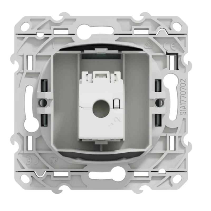Prise RJ45 cat 6 non blindée à vis Blanc - Odace - Schneider