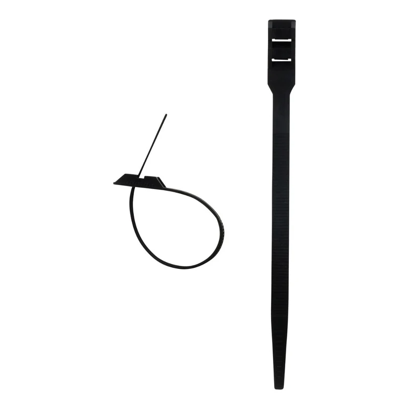 Lot de colliers de câblage 6x 175mm - noir - Zenitech