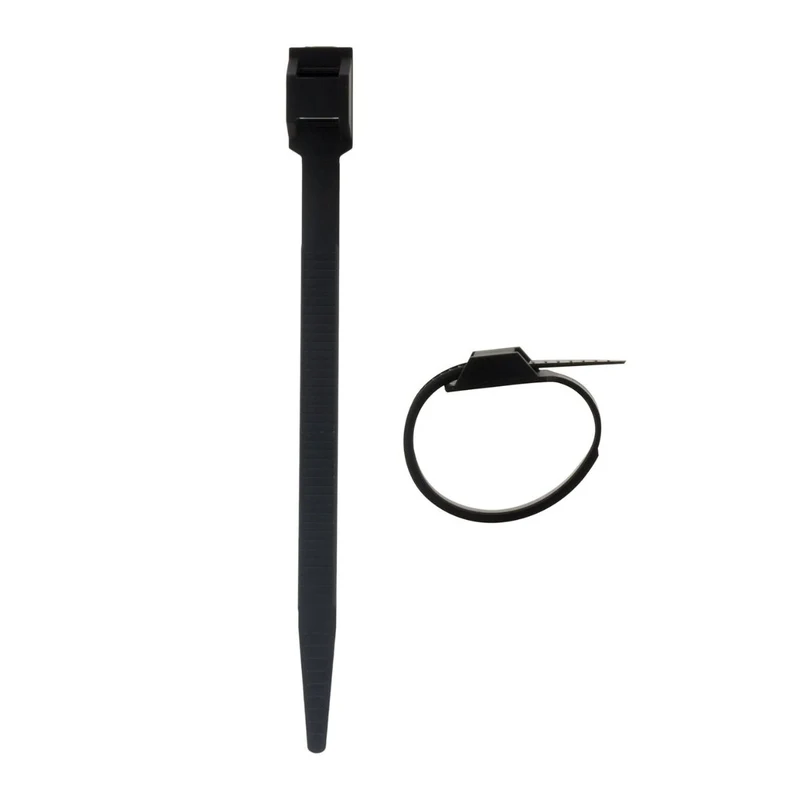 Lot de colliers de câblage 6x114mm noir - Zenitech