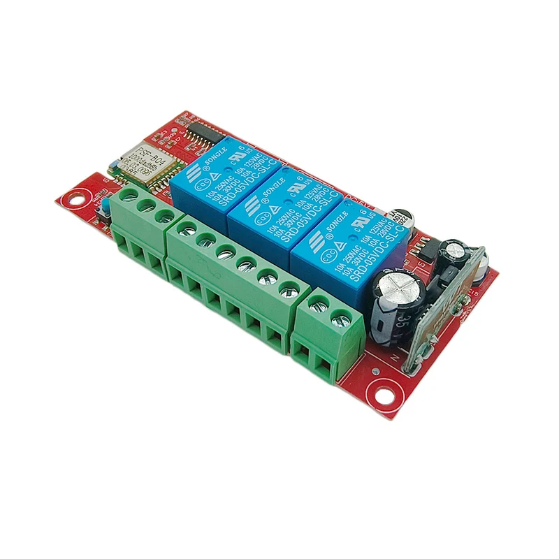 Interrupteur Intelligent WIFI à 3 Canaux Contrôle Volet Roulant Électrique / Moteur / Vérin Électrique (Modèle 0022010)