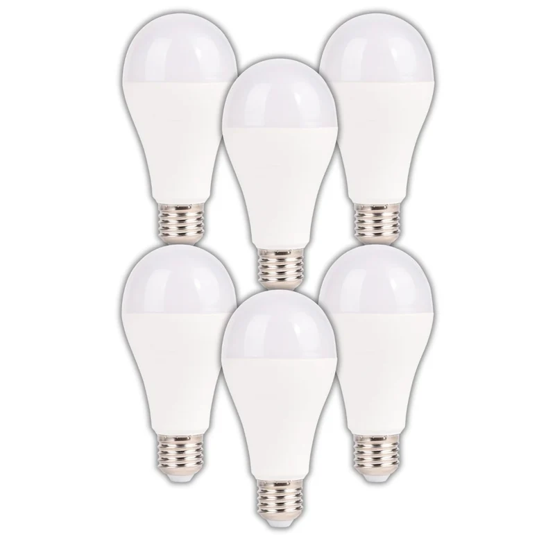 Lot 6 ampoules LED connectées (LuzE) E27 2700/6500K 1050lm 11W WiFi - Voltman