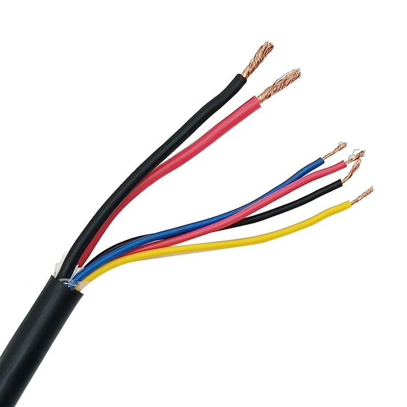 Câble d'alimentation à six conducteurs pour vérins électriques de type C / F avec capteur à effet Hall (Modèle 0043042)