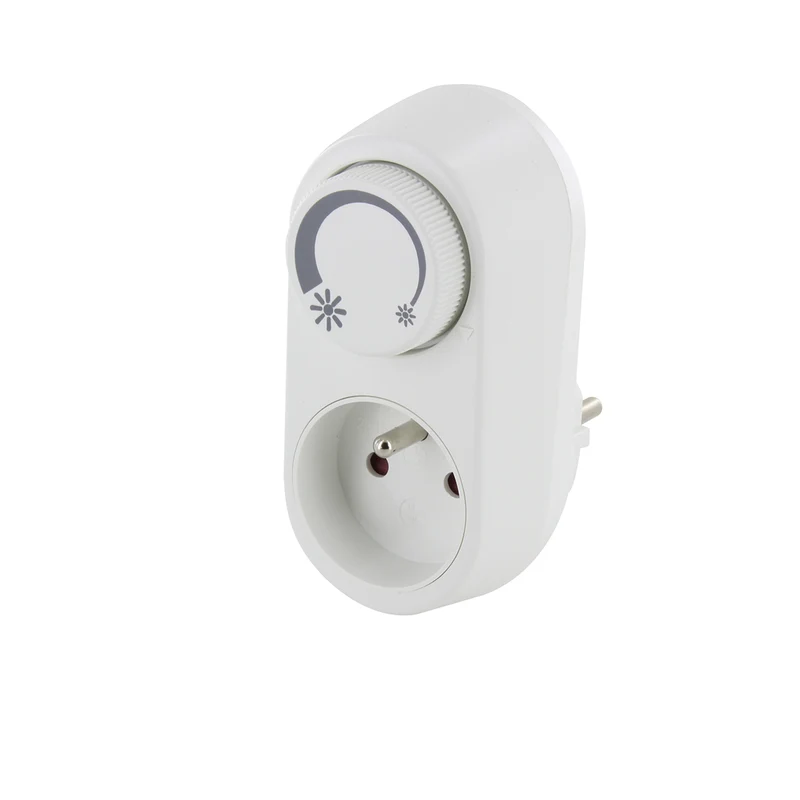 Prise dimmer, réglage de luminosité - Chacon