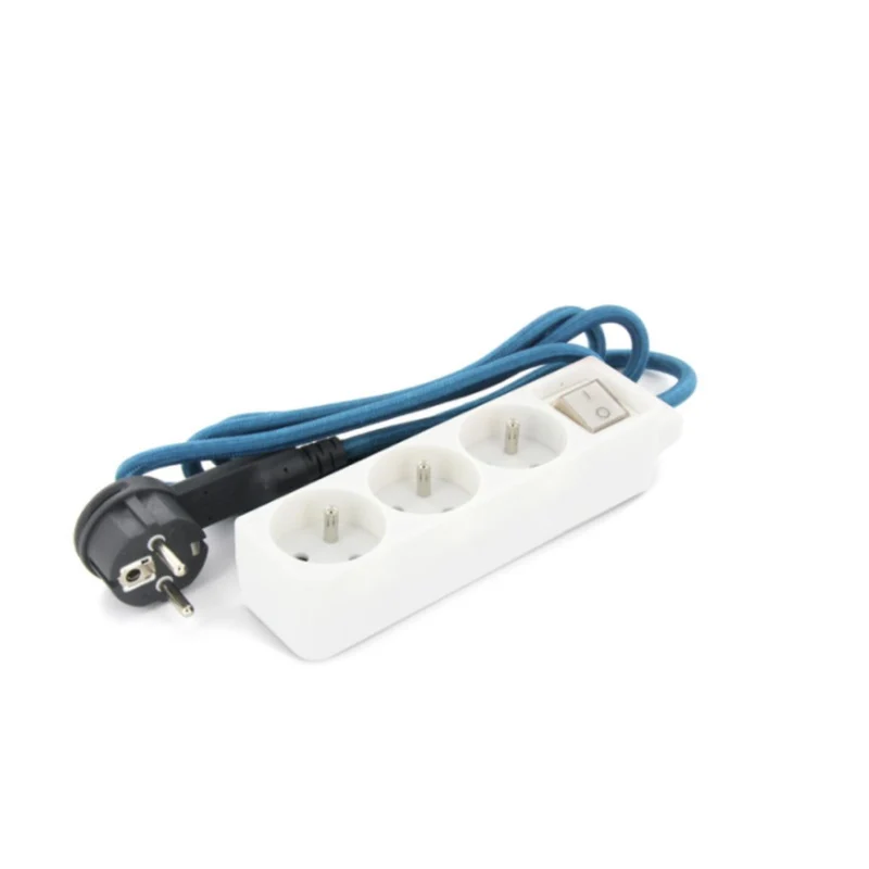 Mini multiprise 3x16A fiche plate - Chacon