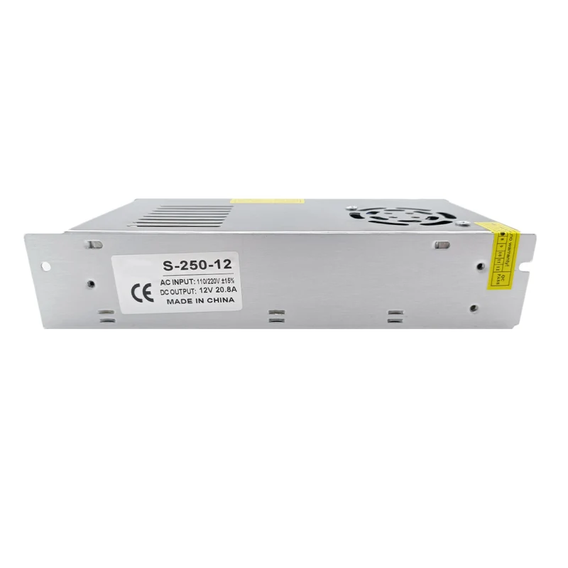 CC 12V 20A 240W Alimentation à découpage régulée pour vérins électriques (Modèle 0010128)