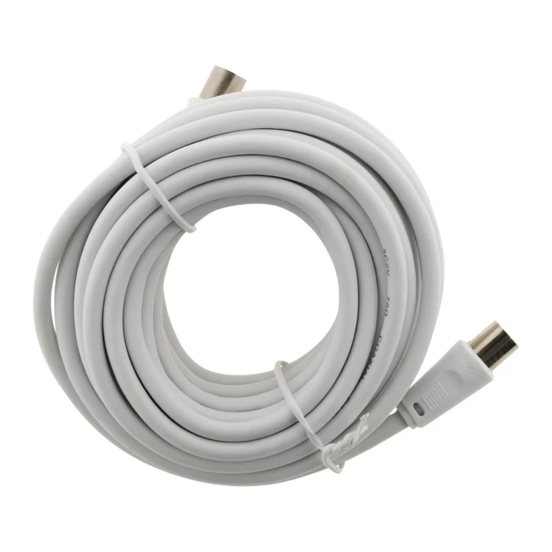 Prolongateur TV mâle/mâle + adaptateur F/F - Zenitech