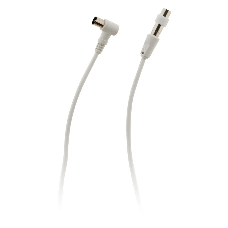Prolongateur TV mâle/mâle + adaptateur F/F - Zenitech