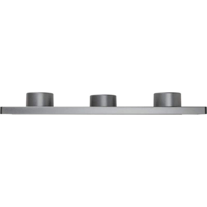 Rail électrique seul en saillie jusqu'à 7 prises + USB - argent - Orium