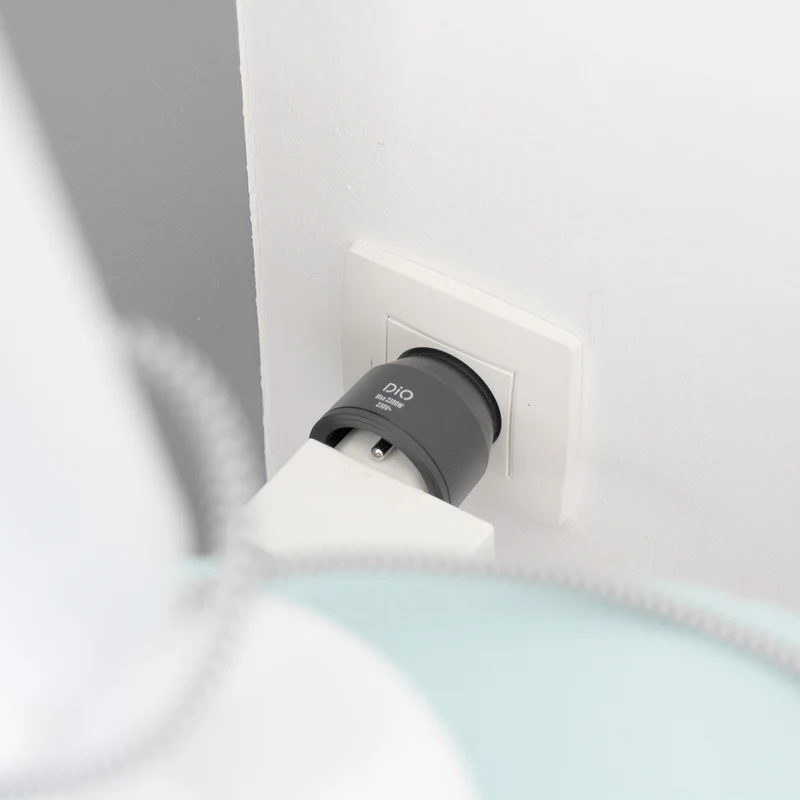 Kit 4 prises nano On/Off + télécommande - anthracite - Chacon