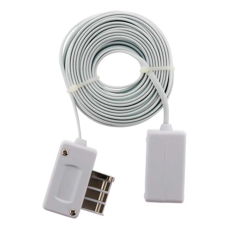 Rallonge téléphone mâle gigogne/ femelle 8 plots 10m - Zenitech