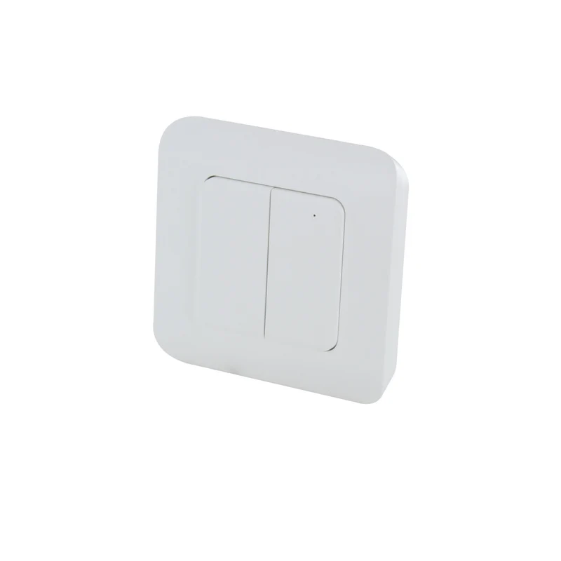 Interrupteur double sans fil 2 canaux - On/Off +Variateur - Blanc - DiO