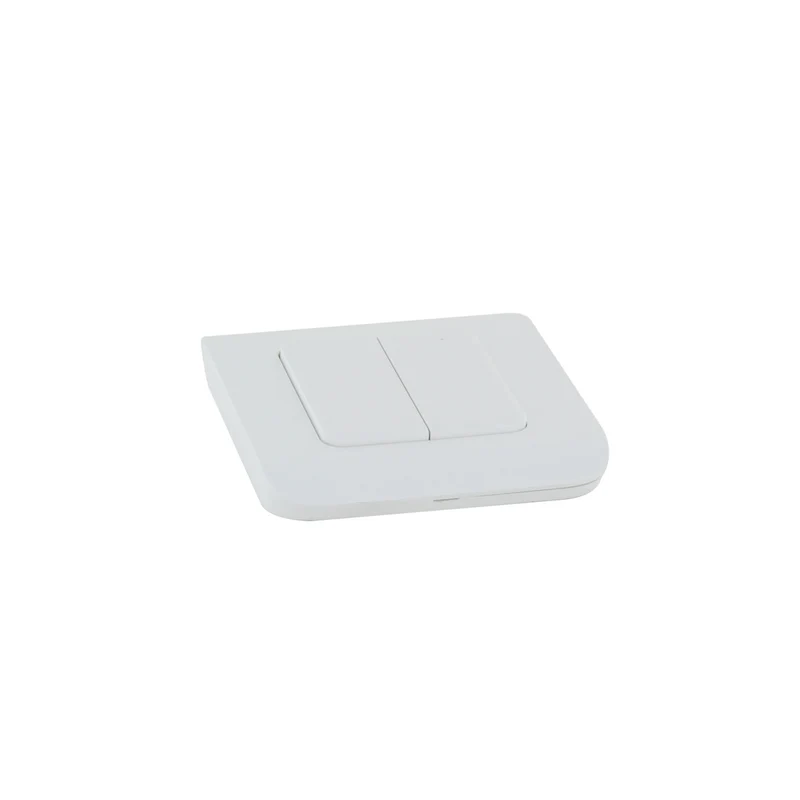 Interrupteur double sans fil 2 canaux - On/Off +Variateur - Blanc - DiO