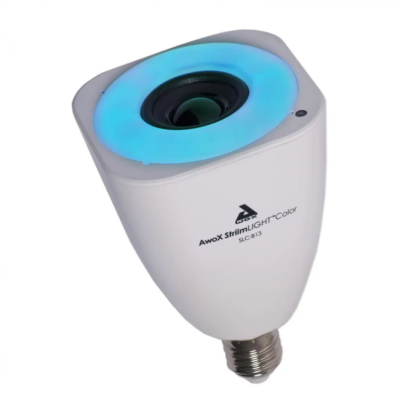 Set ampoule LED + interrupteur sans fil Smart Pebble - Blanc - Chacon