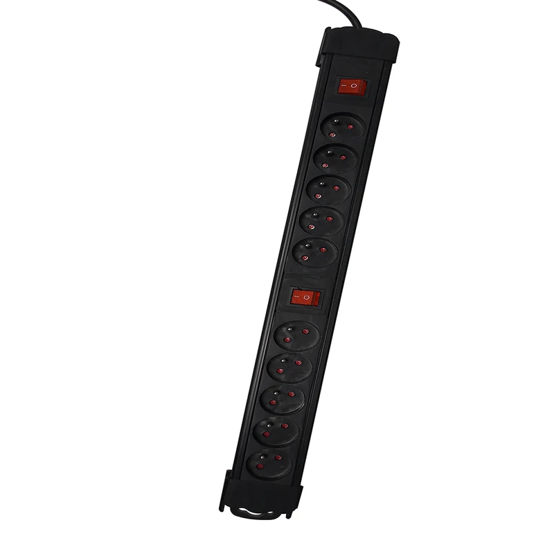 Multiprise 8x16A + 2 interrupteurs - Chacon