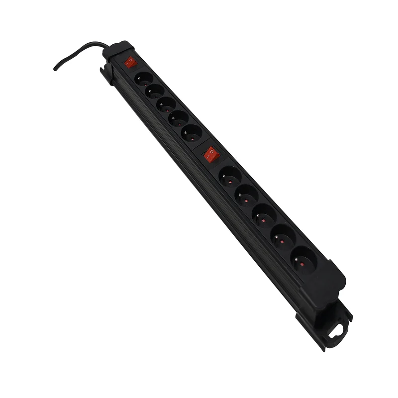 Multiprise 8x16A + 2 interrupteurs - Chacon
