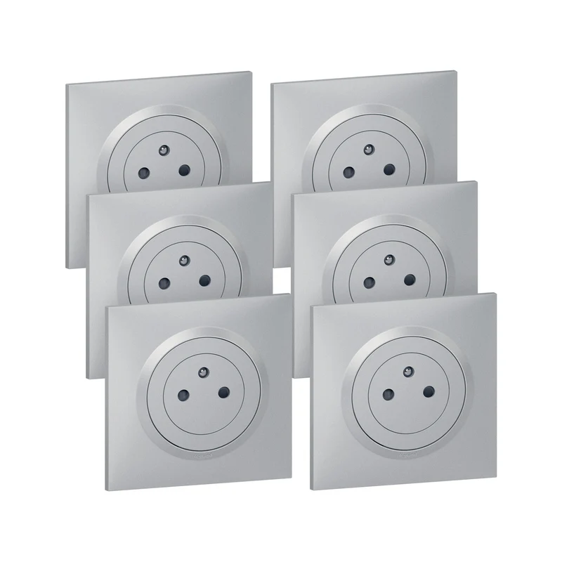 Lot de prises 2P+T 16A - Dooxie - Legrand