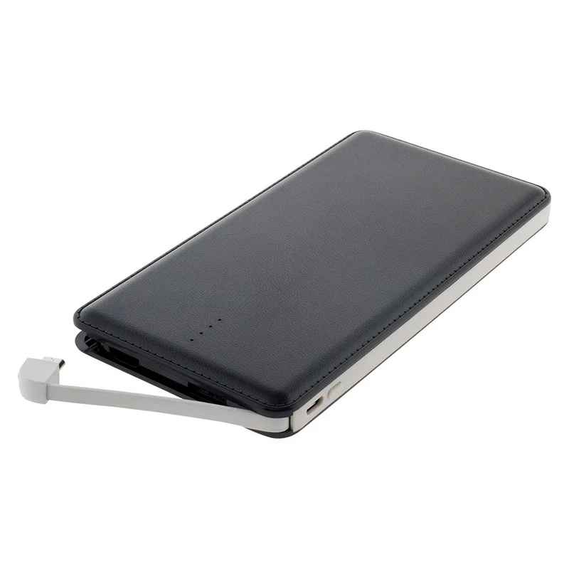 Chargeur powerbank de poche - 10 000 mAh Noir