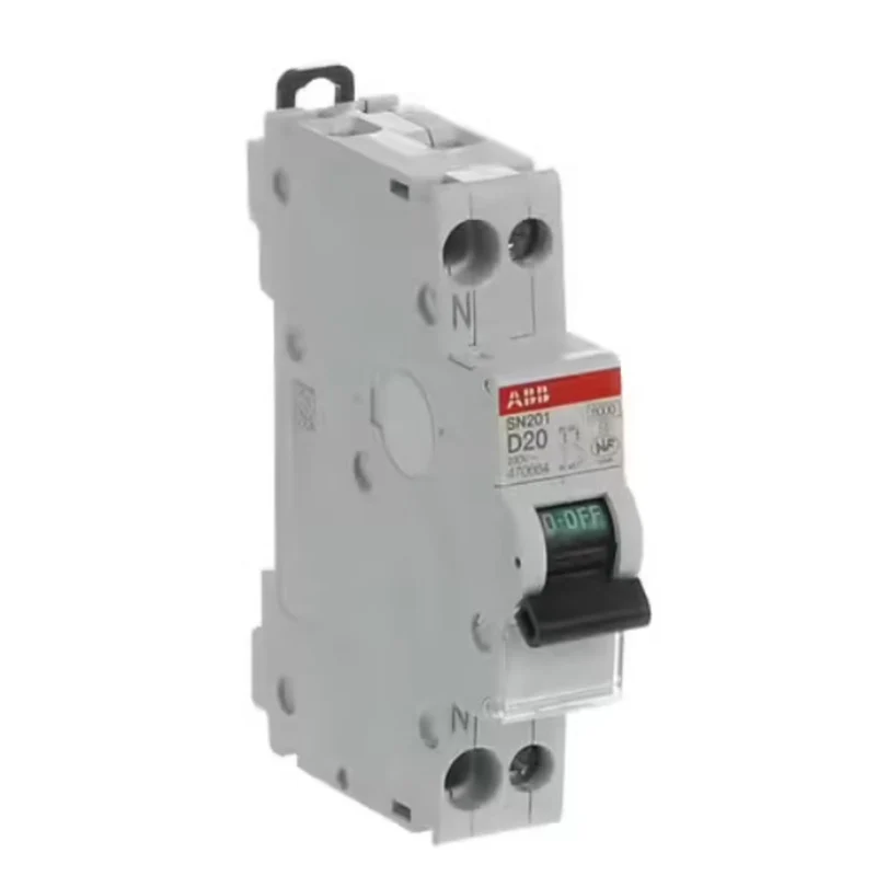 Disjoncteur modulaire SN201 1P+N - Courbe D 20 A/10 kA - ABB