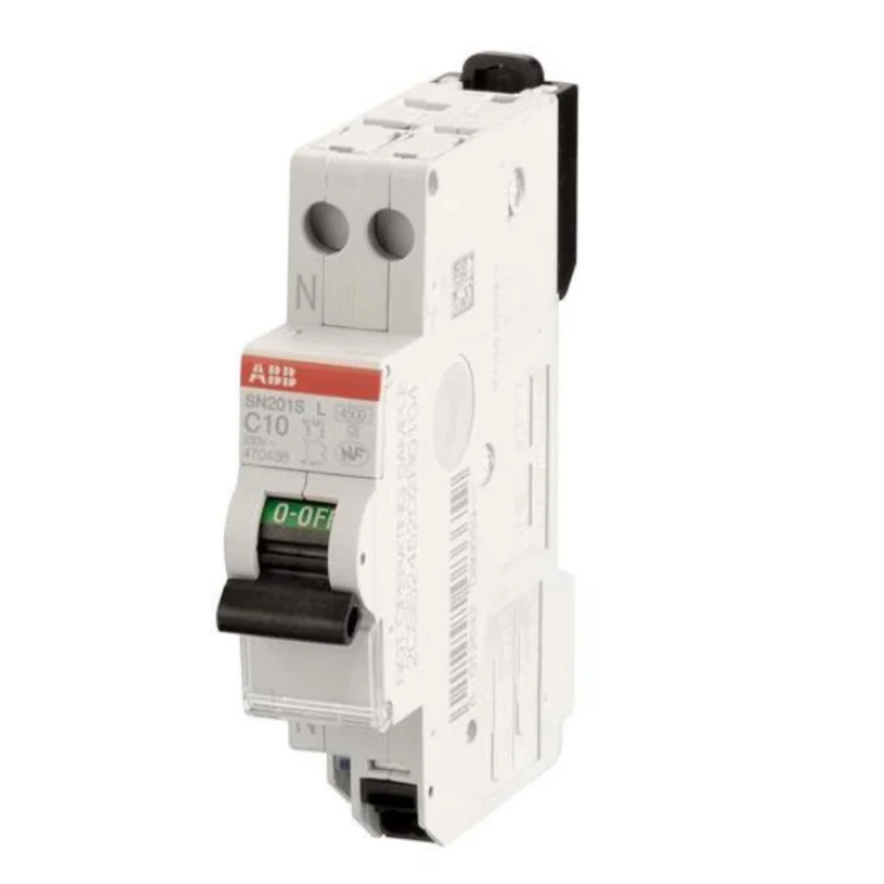 Disjoncteur modulaire SN201SL 1P+N courbe C 4500A/6kA - ABB