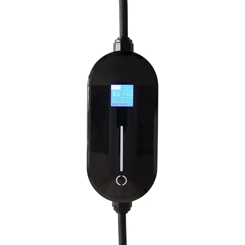 Câble de recharge VE 8A Type 2 + contrôleur et protections IP55 - 5m - Protec