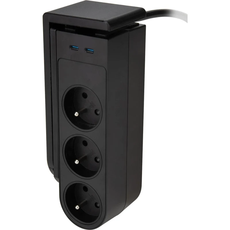 Bloc multiprise Gekko XL 5 prises + 2 USB-C PD 20W - Otio
