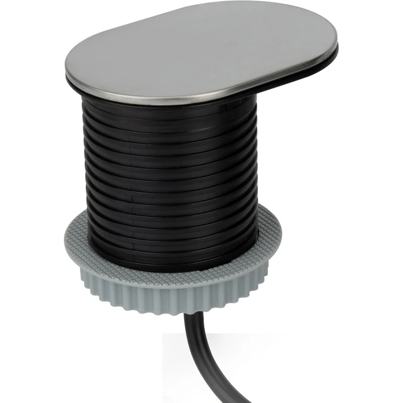 Bloc Gliss encastrable 16A + USB A+C Inox - Otio