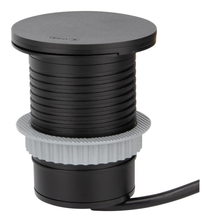 Prise encastrée + ports USB et chargeur induction QI - Otio