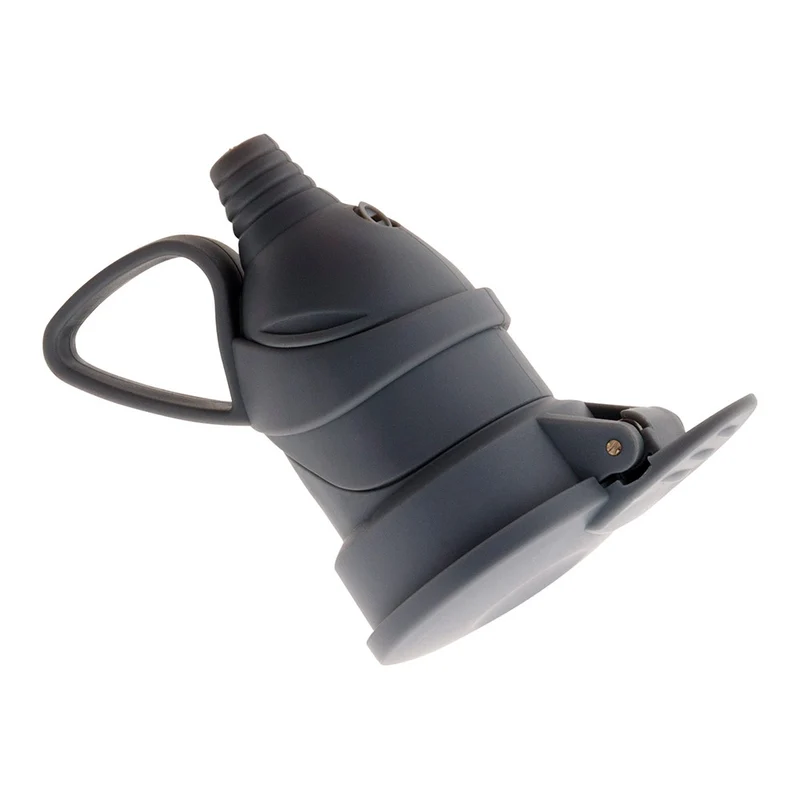 Fiche femelle à clapet 16A 2P+T - Zenitech