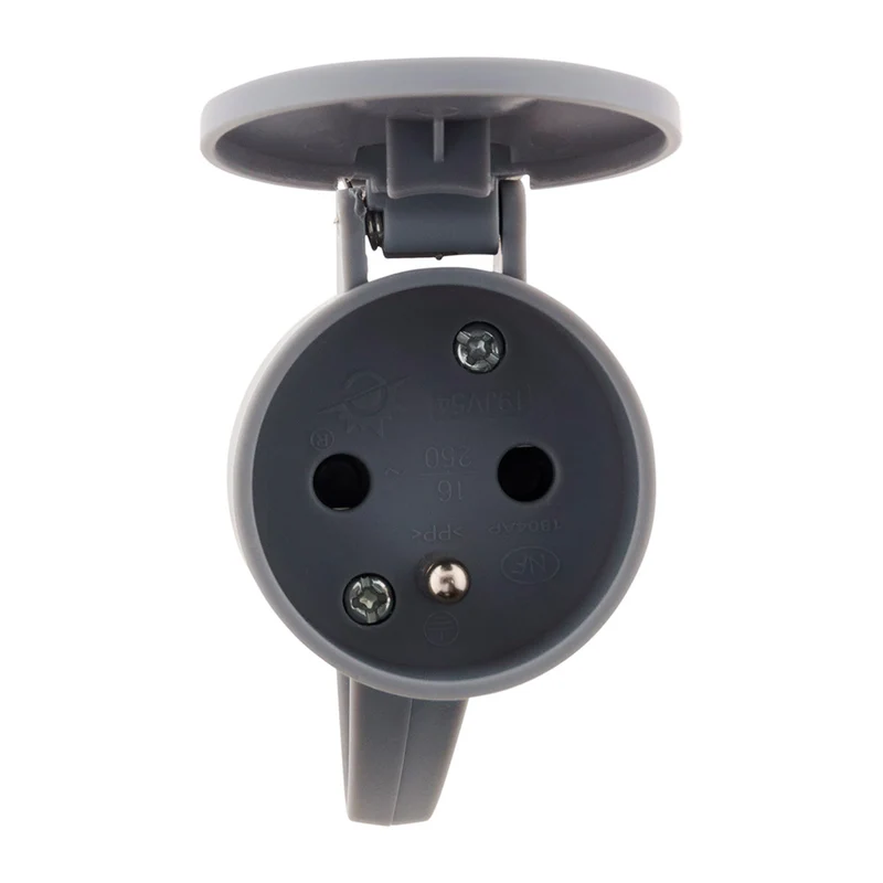 Fiche femelle à clapet 16A 2P+T - Zenitech