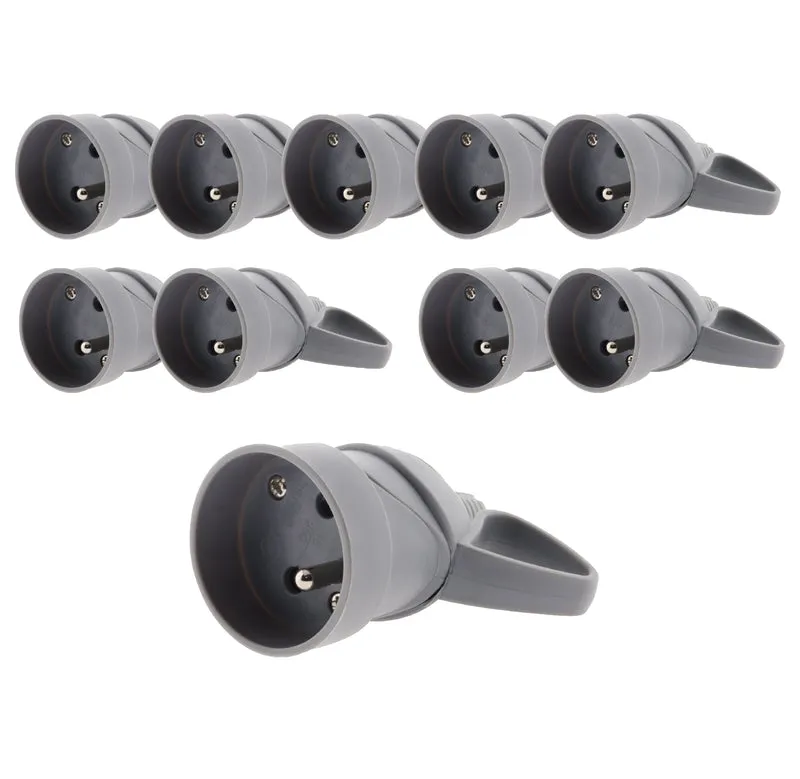 Fiche femelle anneau 16A 2P+T - Zenitech