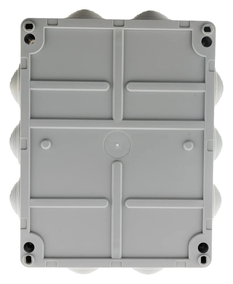 Boîte dérivation IP54 à visser 1/4 de tour 220 x 170 x 105mm - Gris - Zenitech