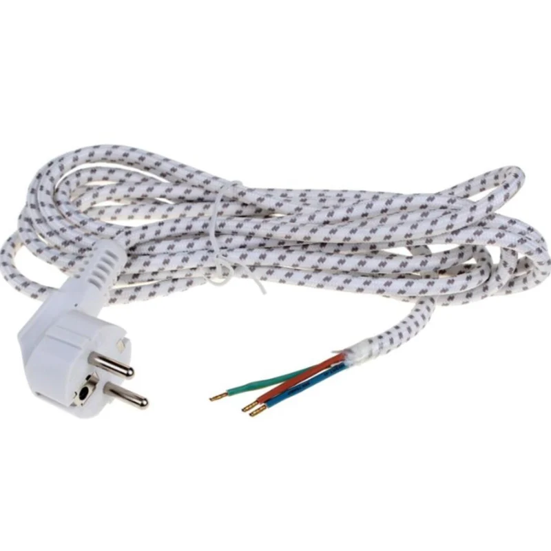 Cordon fer à repasser 3m 3 x 1,0mm² - Noir et Blanc - Chacon