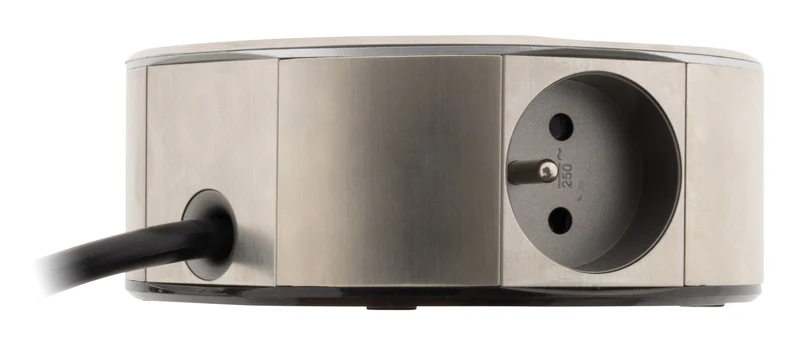 Bloc multiprise à poser 4x16A - Inox - Otio