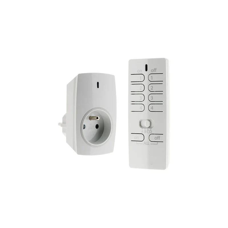 Prise sans fil + télécommande 16 canaux - Otio