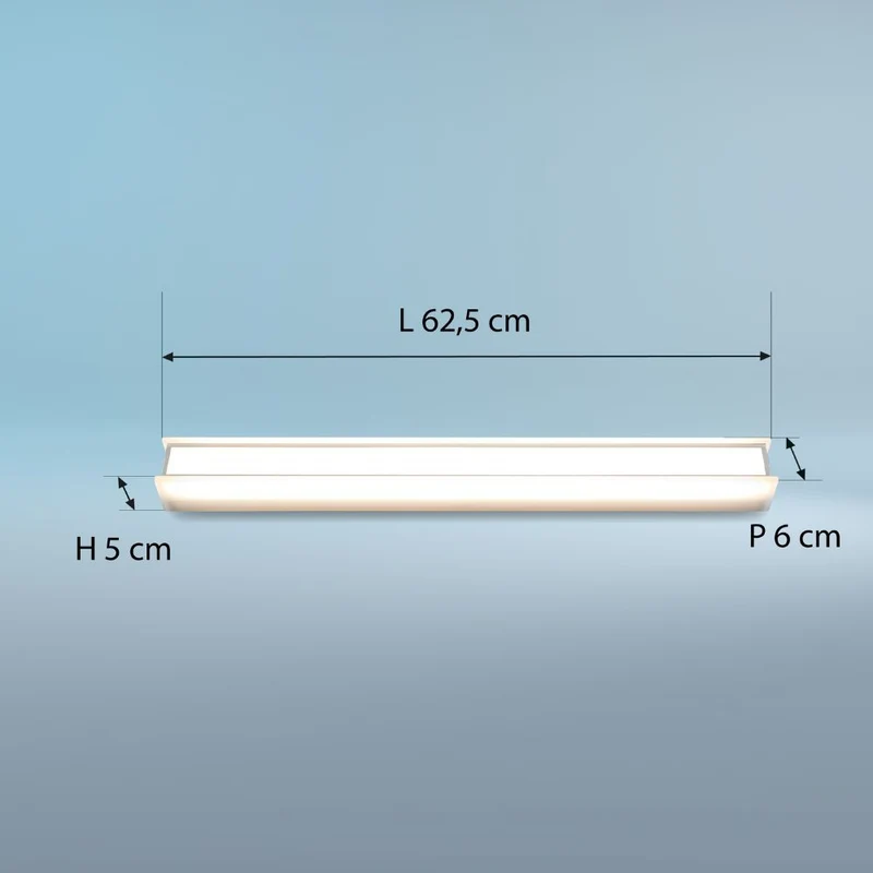 Réglette spécial Salle de Bains IP44 (60cm 8W 600lm 4000K) - Voltman