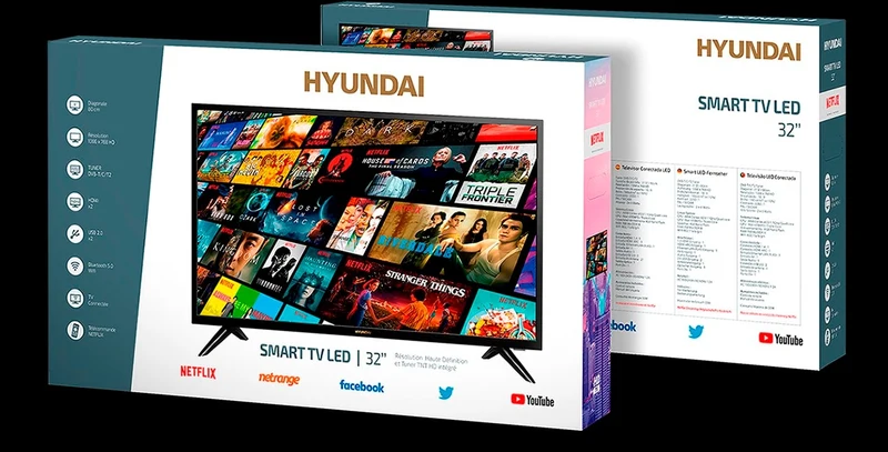 HYUNDAI - Smart TV 32'' HD