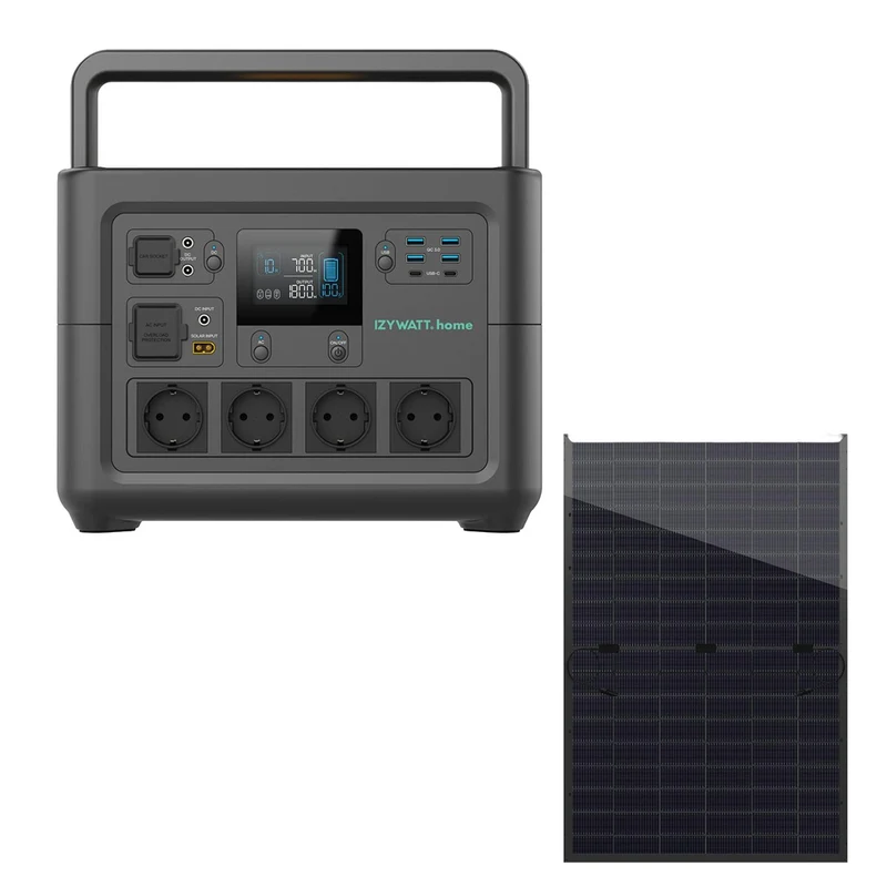 Station électrique IZYWATT.home 1536Wh + panneau solaire 440W - Orium