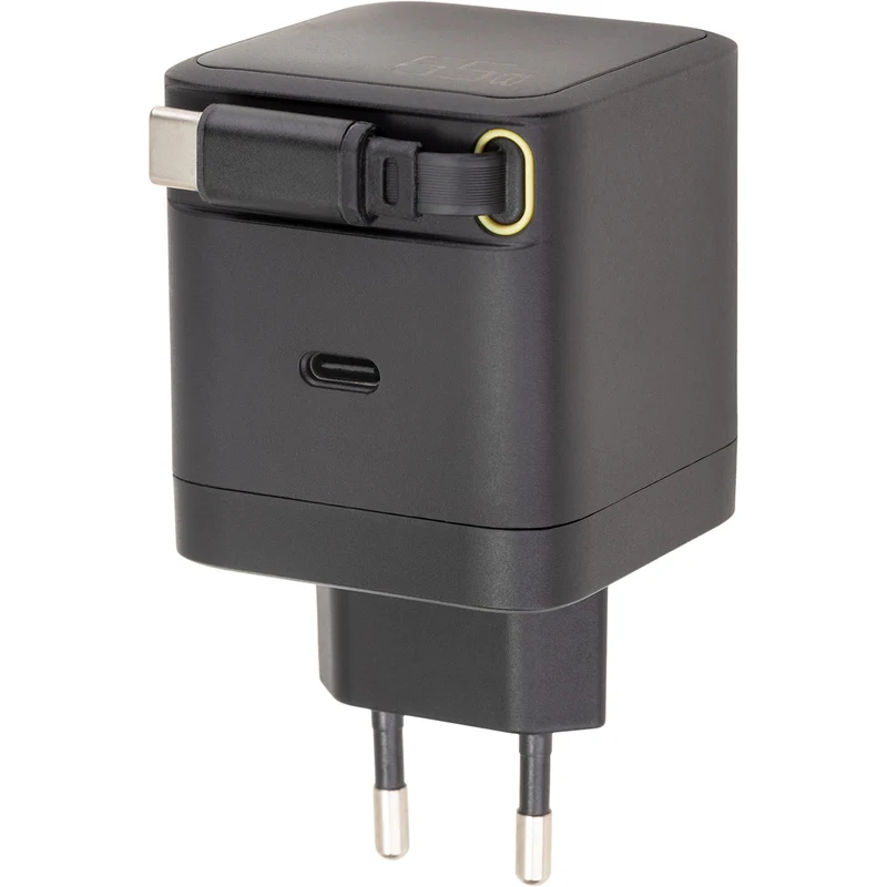 Chargeur USB-C + câble rétractable 70cm - Watt and Co
