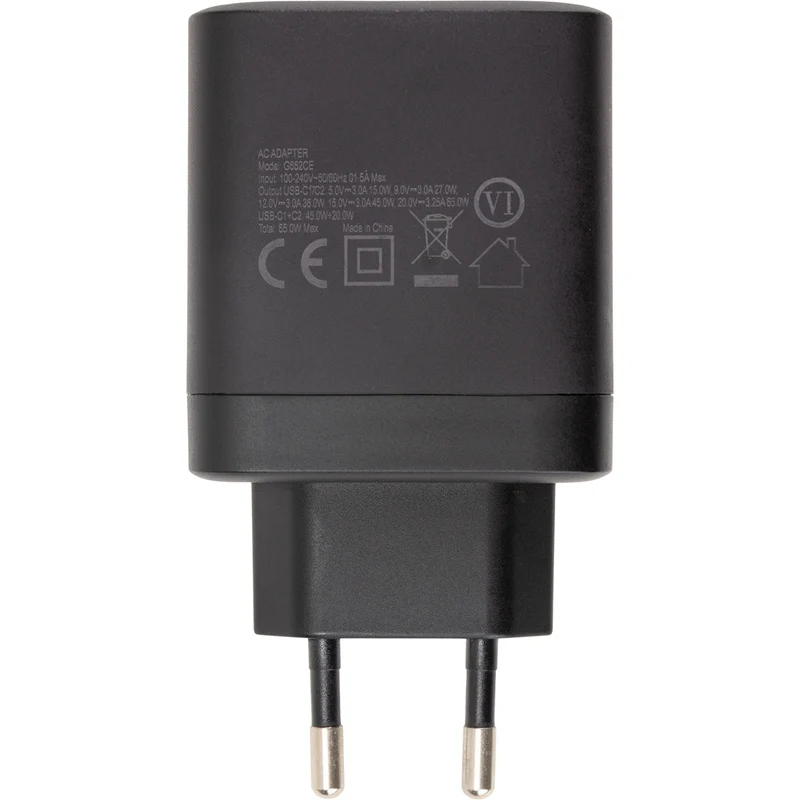 Chargeur USB-C + câble rétractable 70cm - Watt and Co