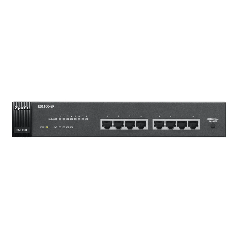 Switch 8 ports 10/100 Mbits 4 POE - ES1100-8P