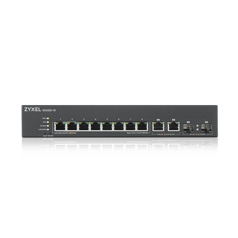 Switch manageable 10/28 ports GbE L2+ ZyXEL - GS2220