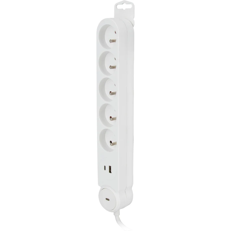 Bloc multiprise Iota 3/5 prises 16A + prises USB A+C - Zenitech