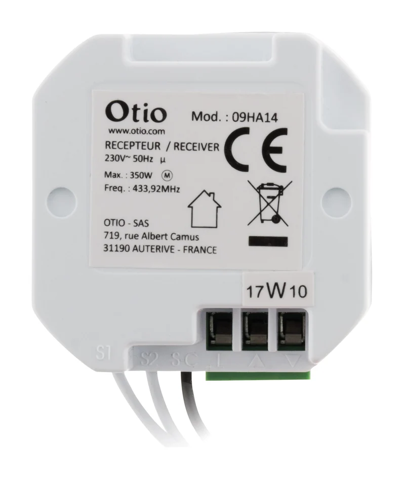 Module encastrable volets roulants - Otio