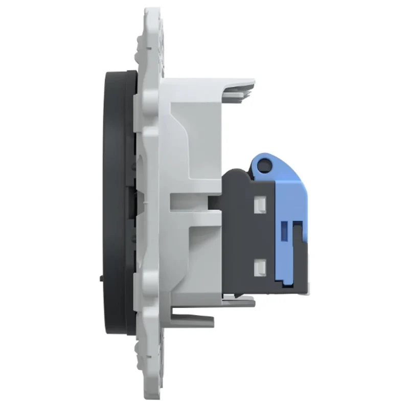 Prise RJ45 cat.6 STP grade 3 anthracite réseaux VDI - Ovalis - Schneider