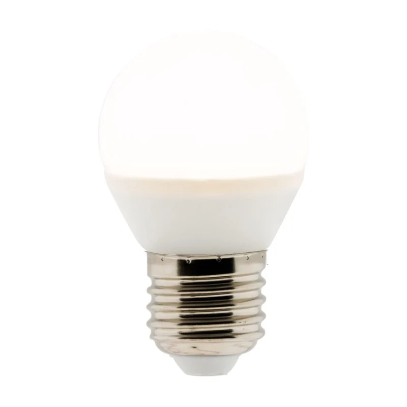 Ampoule LED sphérique E27 5,2W - Blanc chaud - 470lm 2700K - Zenitech