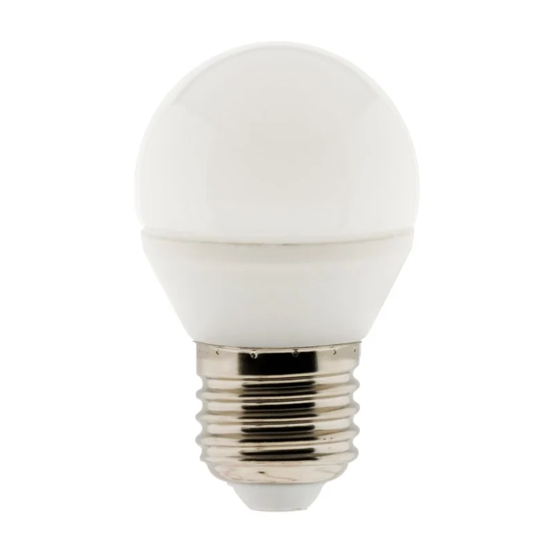 Ampoule LED sphérique E27 5,2W - Blanc chaud - 470lm 2700K - Zenitech